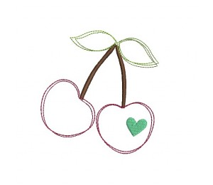 Stickdatei - Katze Silhouette Herz